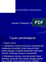 Materi Ajar Penelitian 2017