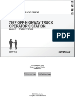 797F Off-Highway Truck Operator'S Station: Global Manpower Development
