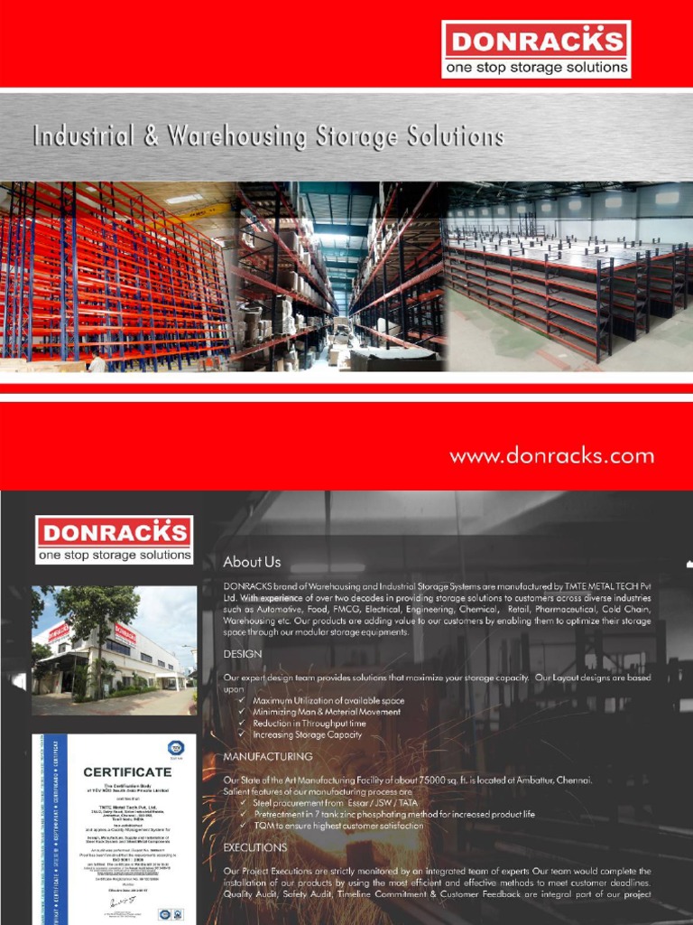 Donracks Brochure | PDF