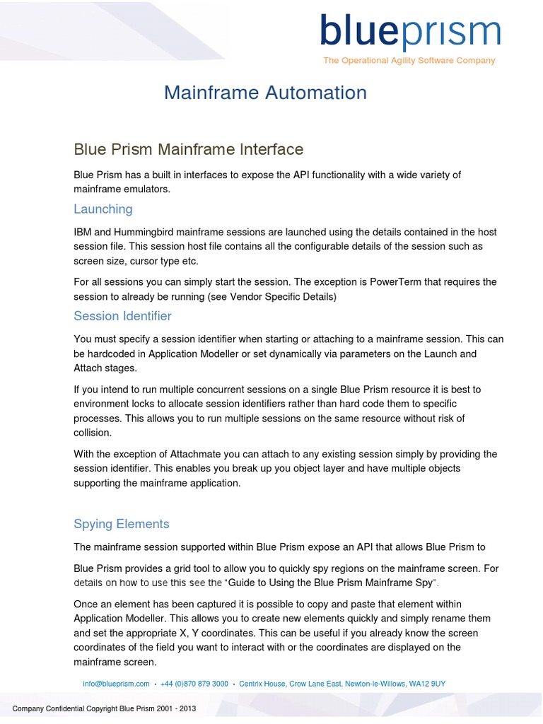 Mainframe Automation PDF | PDF | Mainframe Computer | Application ...