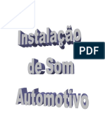 Instalação de Som Automotivo PDF