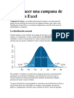 Cómo Hacer Una Campana de Gauss en Excel