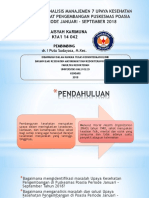 Tap Laporan Analisis Manajemen Upaya Pelayanan Kesehatan Pengembangan Periode Januari - September 2018 Siti Aisyah Karimuna k1a1 14 042
