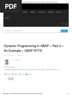 Dynamic Programming in ABAP - Part 3 - An Example - ABAP RTTS - SAP Blogs