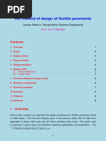 IRC Method of Design of Flexible Pavements: Lecture Notes in Transportation Systems Engineering