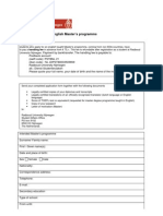 Application Form