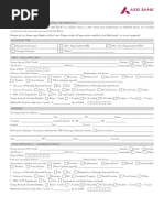 Customer Risk Profile Form