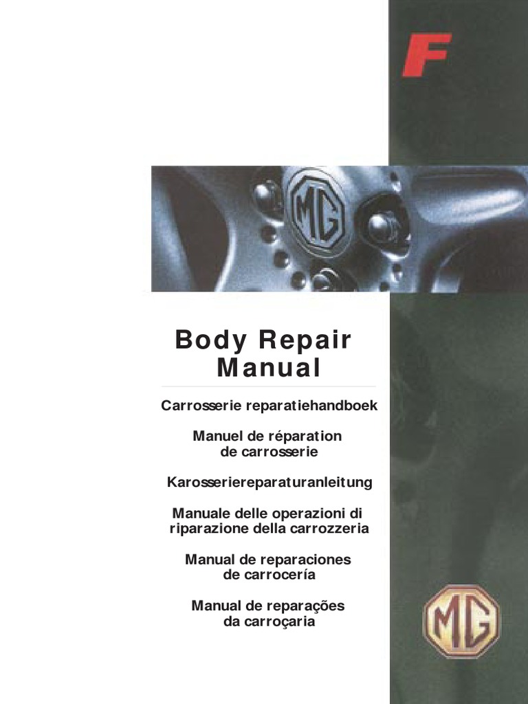 Body Repair Manual PDF PDF Gasoline Manual Transmission