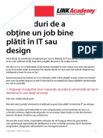 3 Moduri de A Obţine Un Job Bine Plătit În Industria It Sau Design (1) PDF