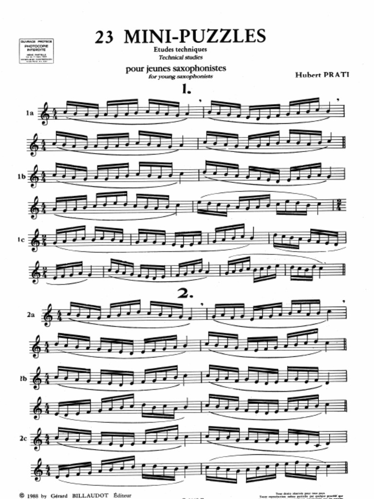 23 Mini Puzzles Hubert Prati