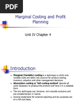 Marginal Costing Notes