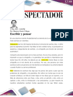 Articulo de Opinión_ Escribir y Pensar