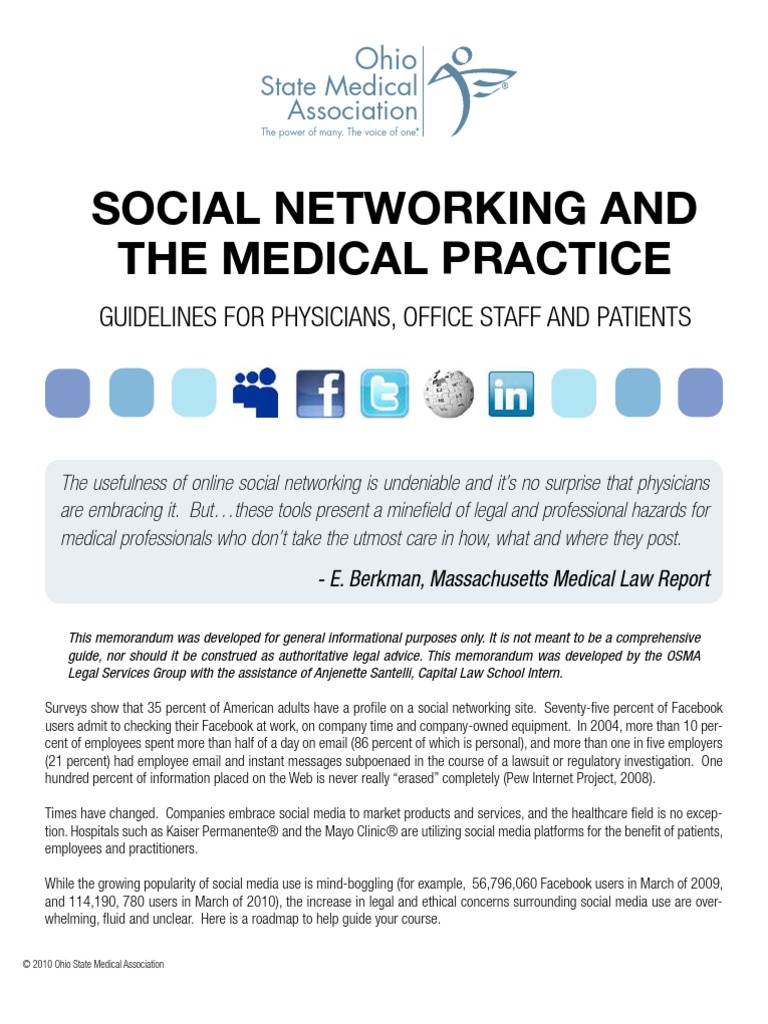 Ohio State Medical Association (OSMA) Legal Services Group