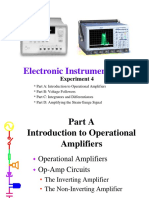 Electronic Instrumentation: Experiment 4