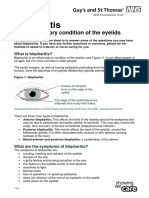 Blepharitis An Inflammatory Condition of The Eyelids