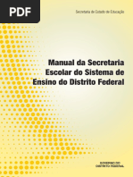 SEDF Manual Da Secretaria Escolar