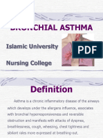 Bronchial Asthma: Islamic University Nursing College