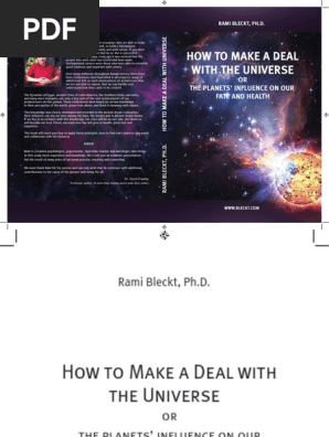 How To Make A Deal With The Universe Pdf Astrology