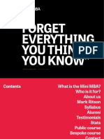 Mini MBA in Marketing Brochure Website 2018 New Price 09082018 PDF