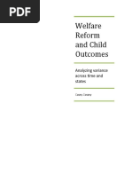 Welfare Reform and Child Outcomes