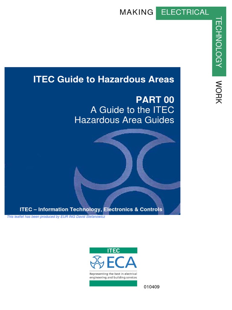 Part 00 HZA Guide To Hazardous Area Guides PDF Electricity