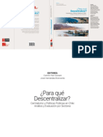 Libro Completo ¿Para Qué Descentralizar PDF