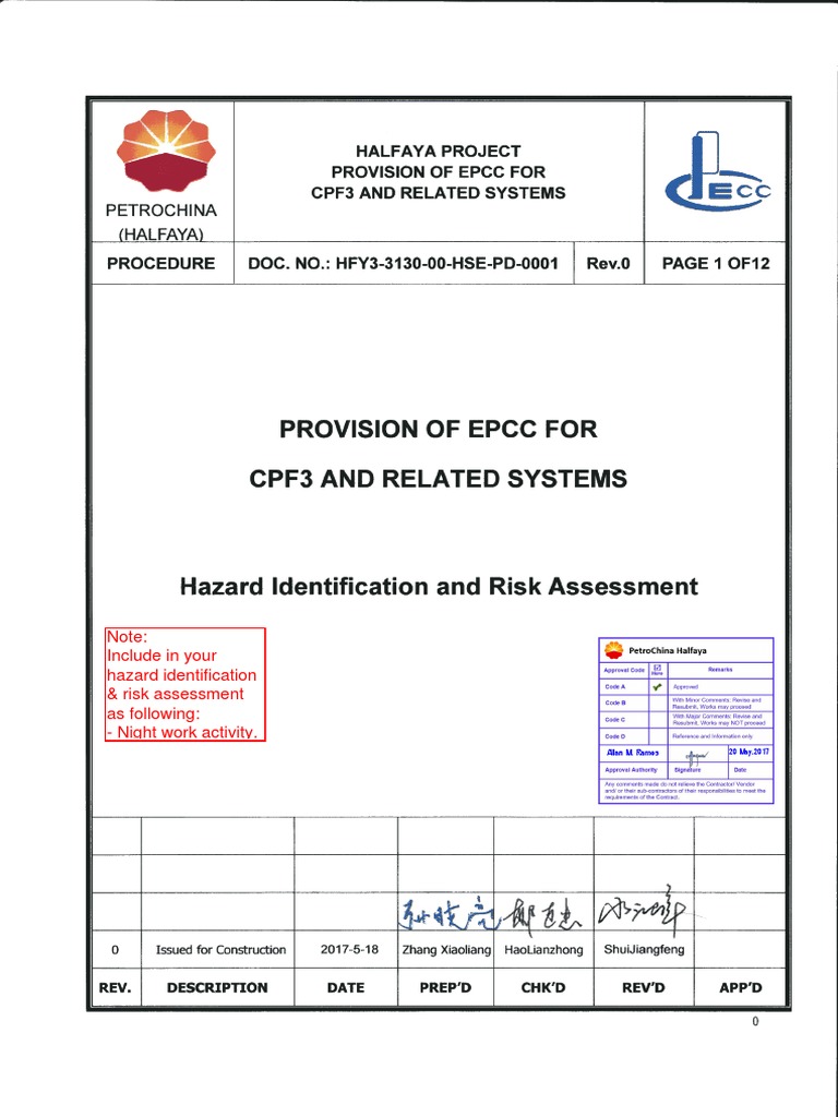 CPF3 Project Risk Assessment Guidelines | PDF | Risk Assessment | Risk