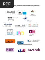 Rightsholders Unite in Calling for an Effective Solution to the Value Gap Transfer of Value 13 Dec 2018