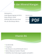 Vitamin B6 dan Mangan