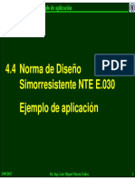 Ejemplo de Aplicación Norma E030