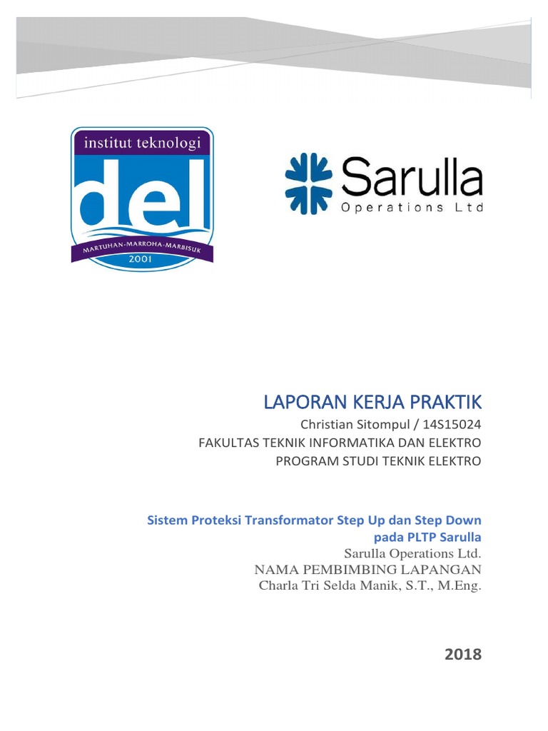 Sistem Proteksi Transformator PLTP Sarulla | PDF | Komputer