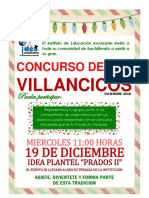 Convocatoria para Evento Navideño.