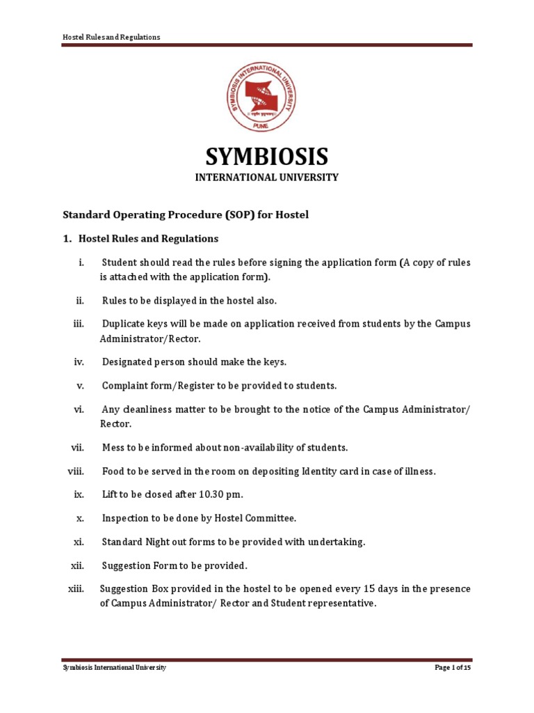 symbiosis-standard-operating-procedure-sop-for-hostel-pdf-hostel