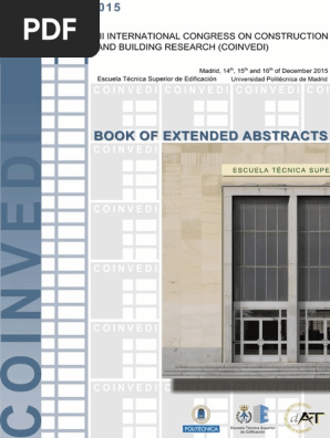 Concreso Ponencia Connart Pdf Madrid Mortar Masonry