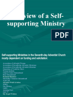 Overview of A Self-Supporting Ministry