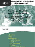 ATO PTO Oracle Applications