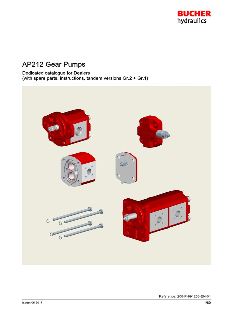 Gear Pump Bucher PDF Pump Screw