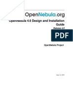 Opennebula 4.6 Design and Installation Guide: Release 4.6