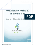 Social and Emotional Learning (SEL) and Mindfulness at PIA: Good Heart, Balanced Mind, Healthy Body