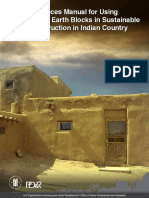 A Best Practices Manual For Using Compressed Earth Blocks in Sustainable Home Construction in Indian Country