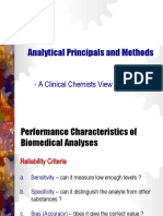 Bio Medical Principles of Analysis