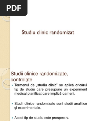 9studiu Clinic Randomizat