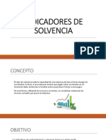 Indicadores de Solvencia