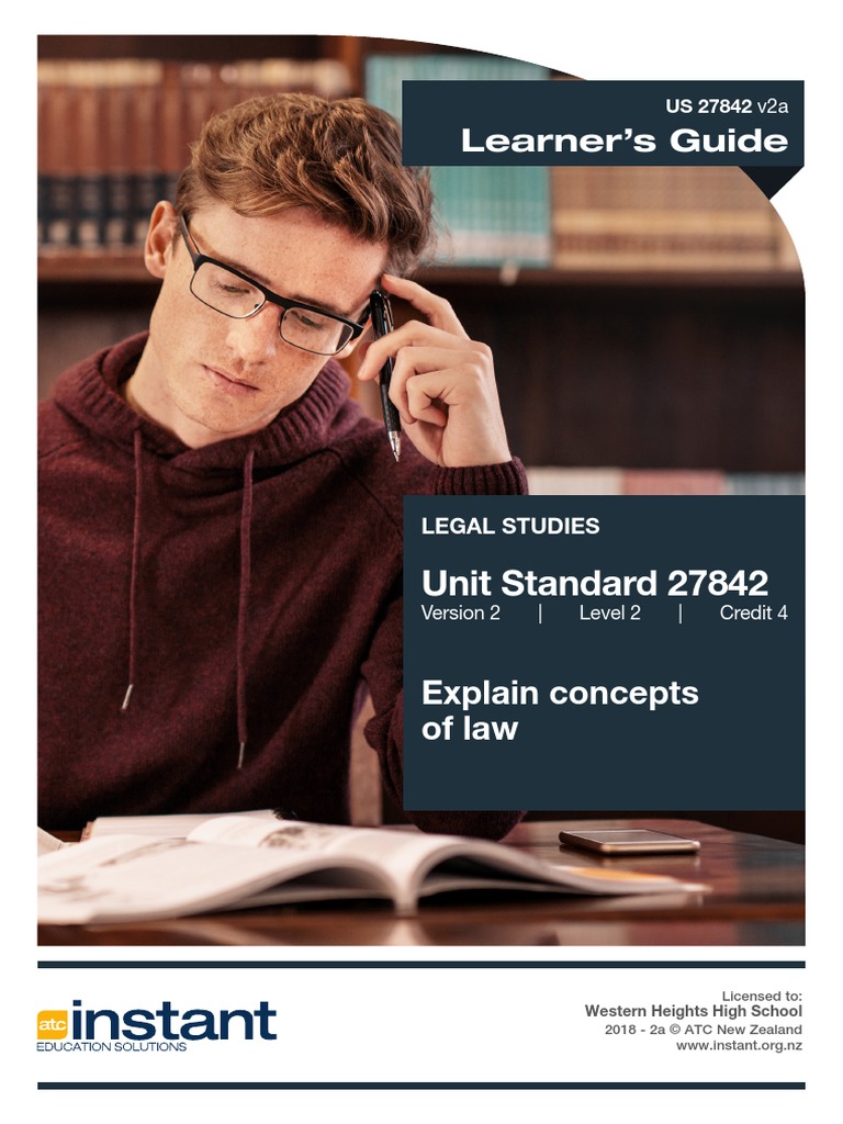 27842v2a Learners Guide | PDF | Negligence | Theft