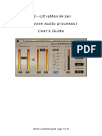 L2-Ultramaximizer Software Audio Processor User'S Guide