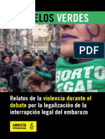 Pañuelos Verdes Amnistía Internacional