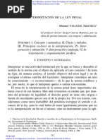 La Interpretación de La Ley Penal