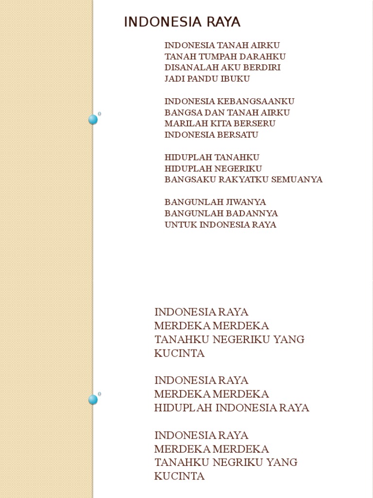 Lirik Indonesiaraya Mars Hymne Poltekkes | PDF