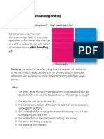 Inkjet Printers Troubleshooting (Banding)