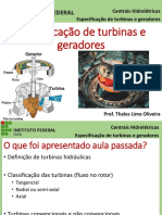 06-Especificação Das Turbinas e Geradores